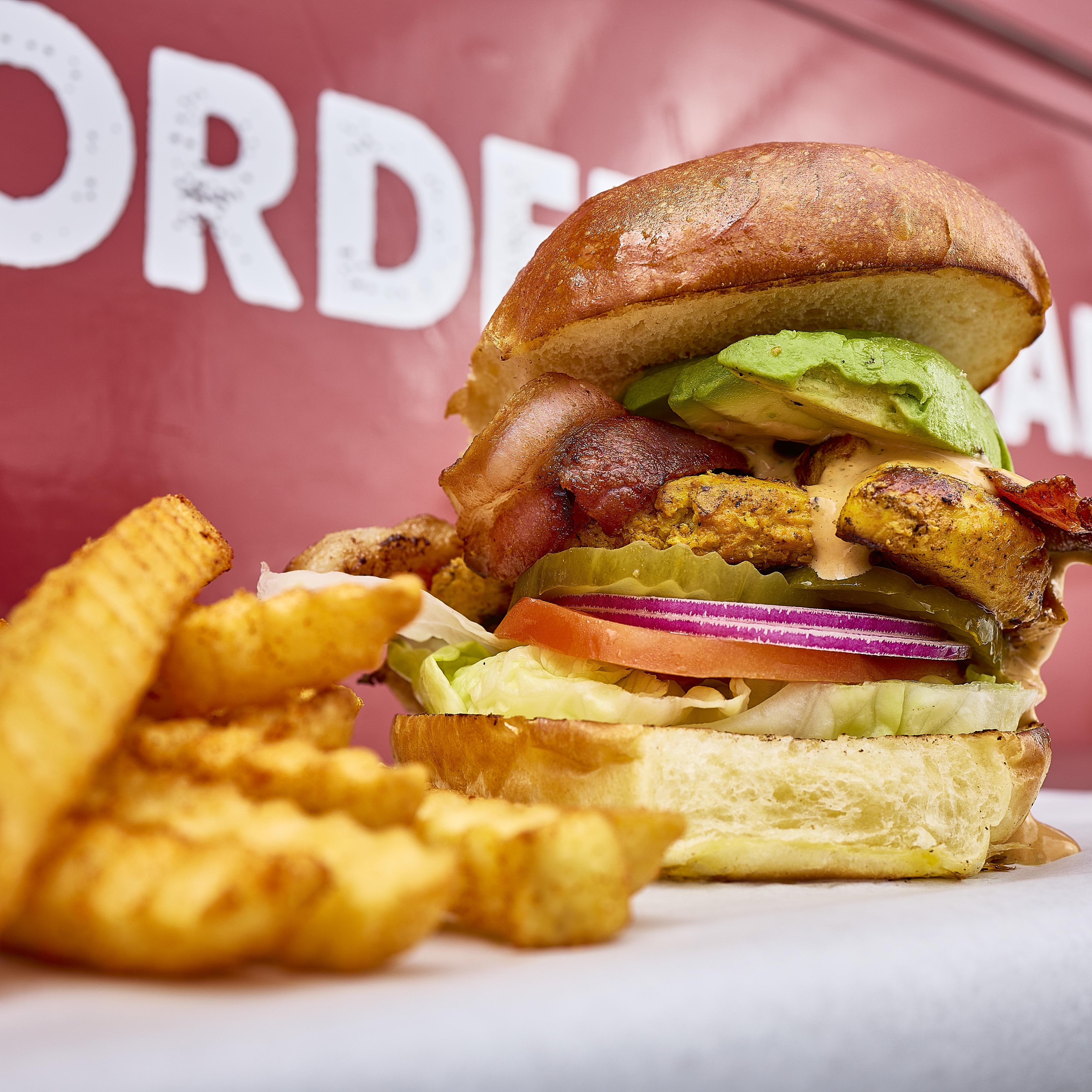 Chipotle Chicken Burger